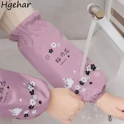 1Pair Oversleeve Waterproof Oilproof Cuff Home Kitchen Cleaning Accessories Sleeves Adult Arm  Cartoon Printed Work New