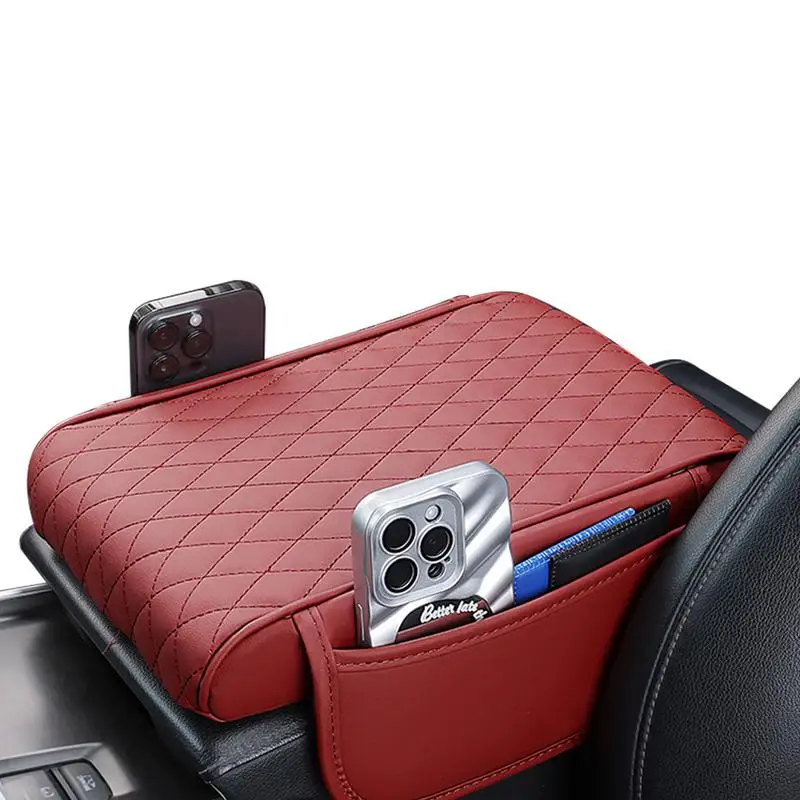 Memory Foam Car Armrest Cushion Waterproof Center Console Arm Rest Protection Cushion Auto Armrests Storage Box Cover Pad