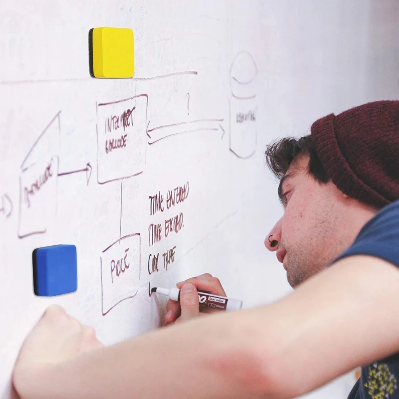 30 Chiếc Bảng Trắng Tẩy Có Thể Giặt Và Tái Sử Dụng Từ Tính Bảng Trắng Tẩy Vệ Sinh Khô Tẩy Xóa Dấu