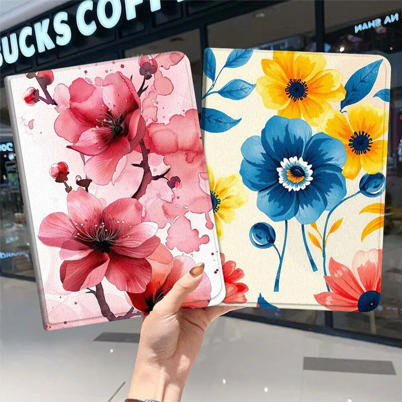 

Fashion Flower Art For iPad Pro Air Mini 1 2 3 4 5 6 7 7th 8th 9th 10th 11th 10.2 9.7 10.5 10.9 11 2024 2025 Tablet Case