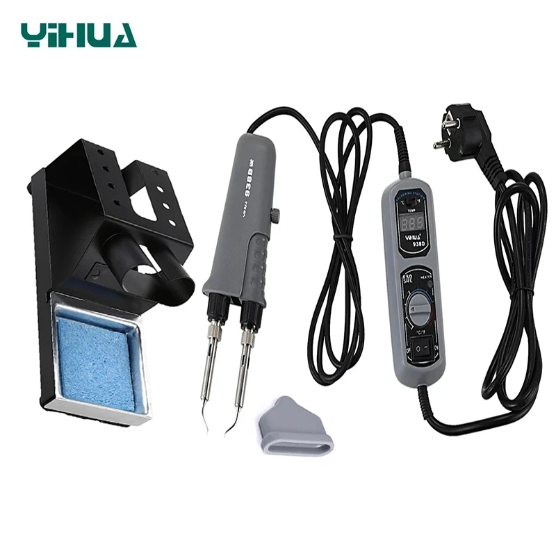 

YIHUA 938D Soldering Station, Portable Tweezers, Soldering Iron Station, Welding Tool, BGA Rework Station, 110V, 220V