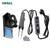 YIHUA 938D Soldering Station, Portable Tweezers, Soldering Iron Station, Welding Tool, BGA Rework Station, 110V, 220V