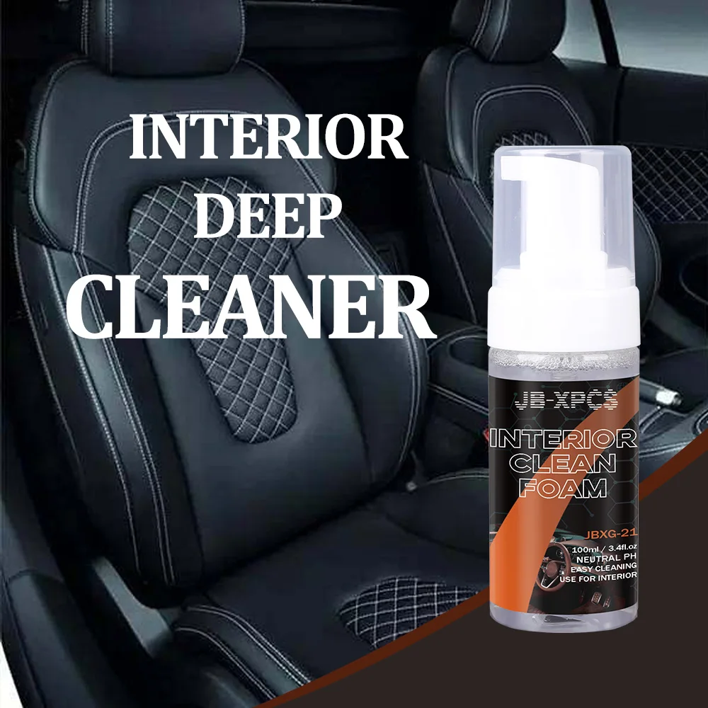 

Interior Cleaner Multi-Purpose Water-free Foam Spray For Plastic Trim Leather Seat Fabric Top Carpet Stain Cleaning XG 21