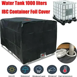 Water Tank Protective Cover 1000 Iiters IBC Container Waterproof Dustproof Cover Sunscreen Oxford Cloth 210D Outdoor Tools