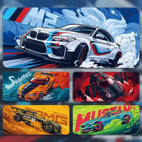 Mouse Pad Super Coupe Illustratio Non-slip Keyboard Mat Sports Car Custom Computer Deskmat Gamer Cabinet Carpet Rubber Mousepads