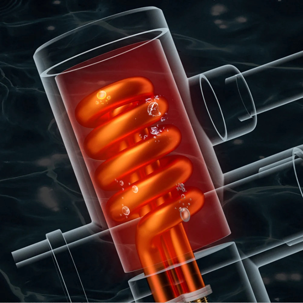 Electric Instant Heating Faucet 3000W Tankless Water Heater Temperature Adjustable Fast Heating Tap Digital for Kitchen Bathroom