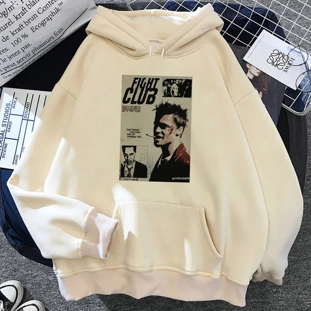 Fight Club hoodies women graphic anime Winter  sweater sweatshirts women Korean style pulls