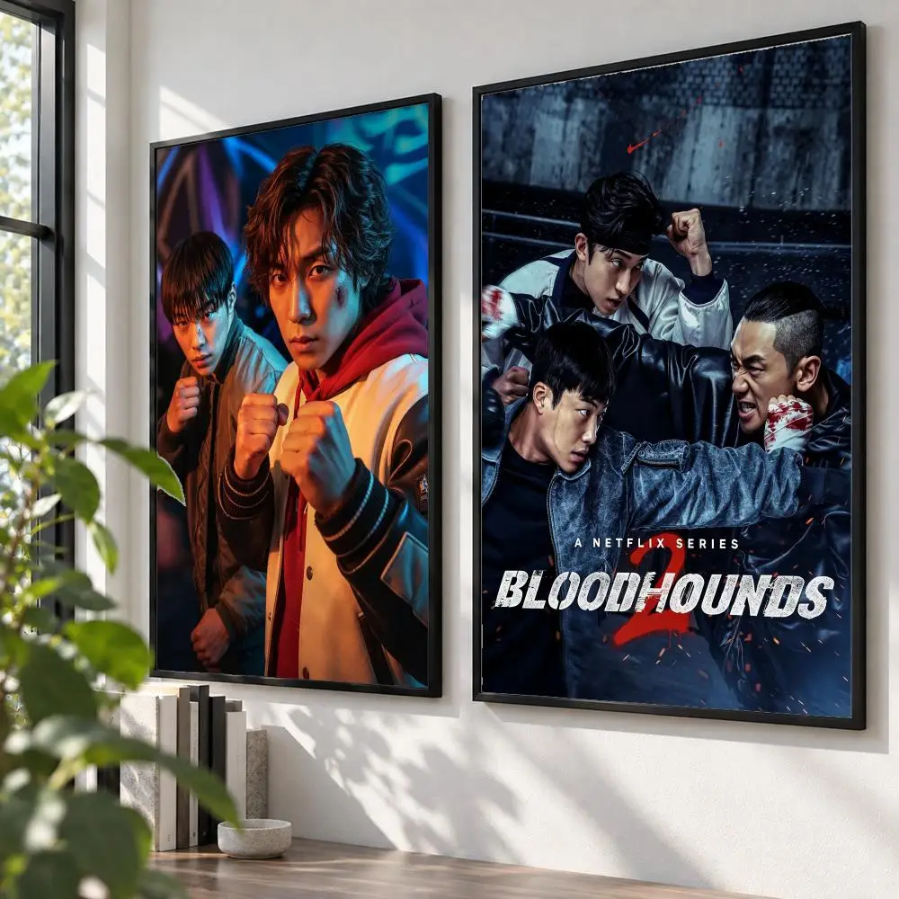series Bloodhounds Poster HD Poster Self Adhesive Waterproof Wall Art Print Bedroom Living Room Modern Decor Gift