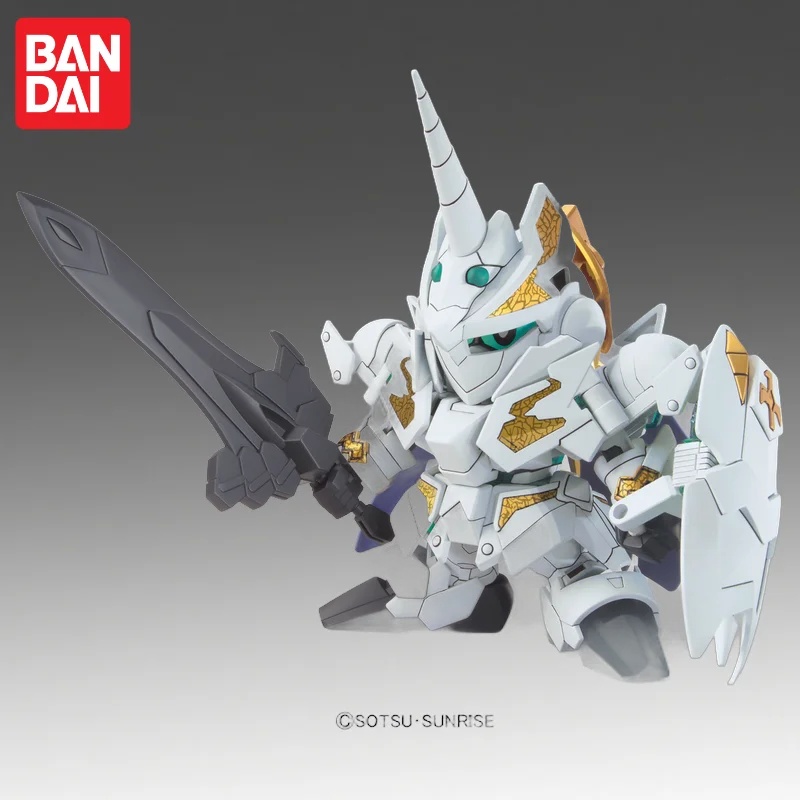 

In Stock Bandai Original Bb Gundam Knight Unicorn Action Figure Model Doll Brand New Boxed Anime Characters Toys Model Garage