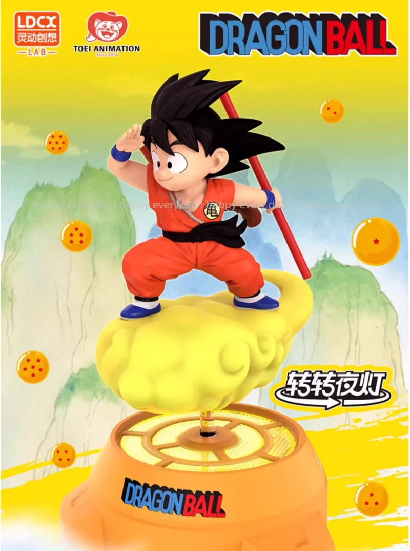 

NEW SPOT Dragon Ball Wukong Turn Night Light Figure Bedroom Bedside Luminous Atmosphere Ornament Peripheral Boys Gifts