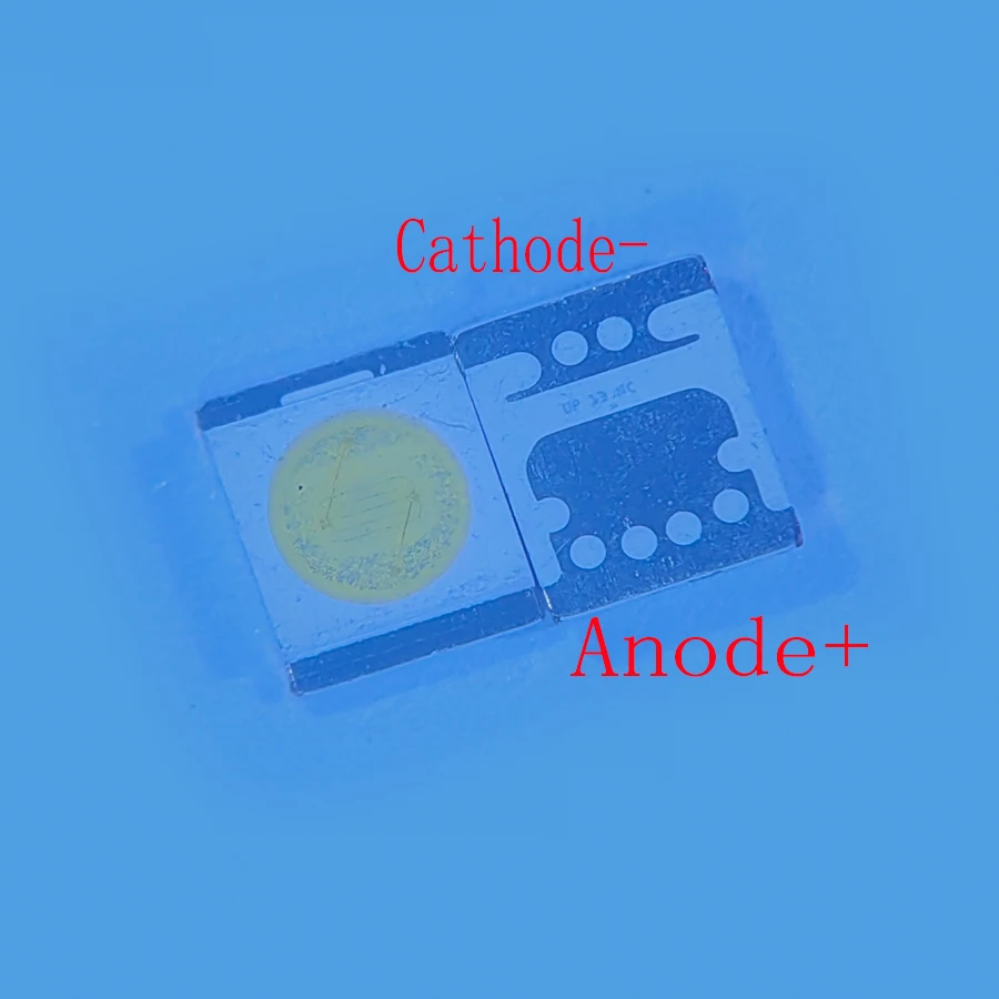 500PCS/Lot SMD LED 2835 3V 1W 105LM Cold White 2.8*3.5mm For TV  Backlight Application