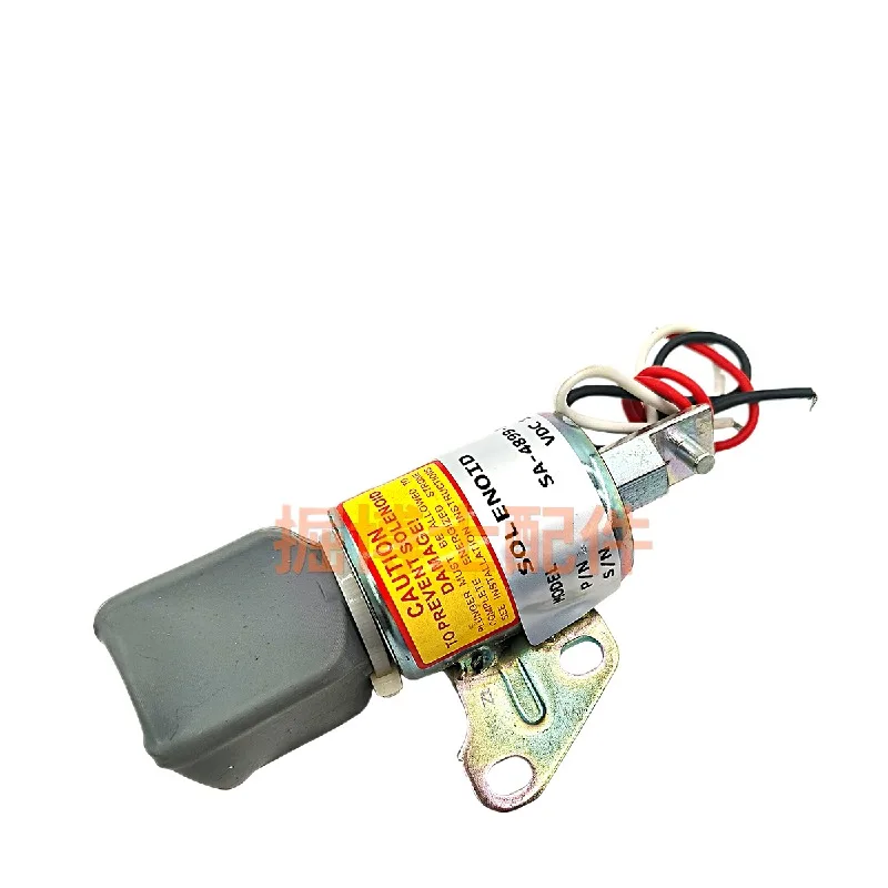 

For Yanmar Vio Transplanter 3tnv68 3tnv70 3tnv76 Engine Shutdown Switch Solenoid Valve Sa-4899-12 Excavator Accessories