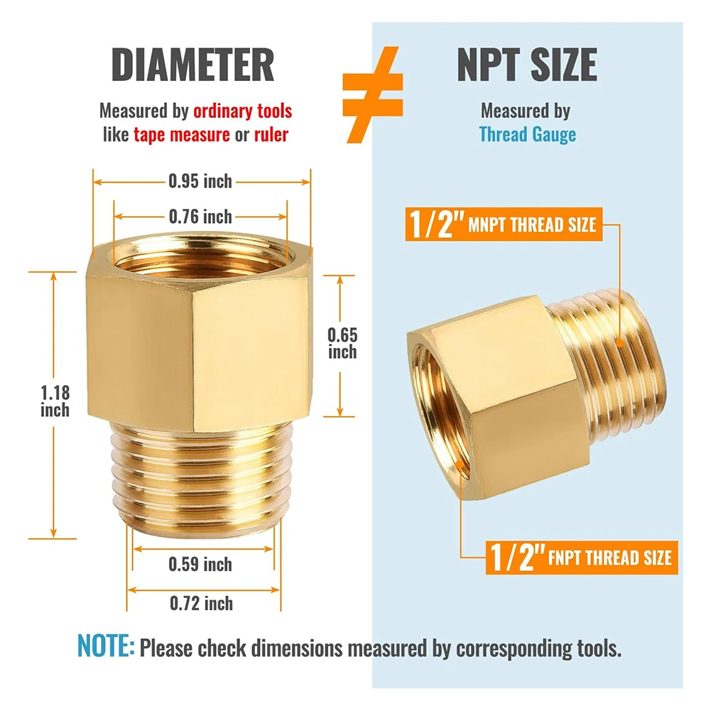 Female To Male Thread Brass Socket Pipe Fitting Coupler For Plumbing Industrial Brass Pipe Connectors Brass Coupler Adapter