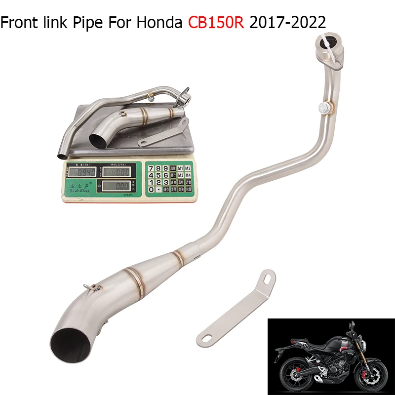 

For Honda CB150R 2017-2022 Exhaust Front Link Pipe Slip On Modified Motorcycle Header Connect Link Tube Stainless Steel