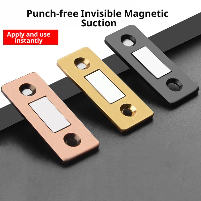 Heavy Duty 2pcs/Set Magnetic Cabinet Catches Magnet Door Stops Hidden Door Closer With Screw For Closet Cupboard Furniture Hardw
