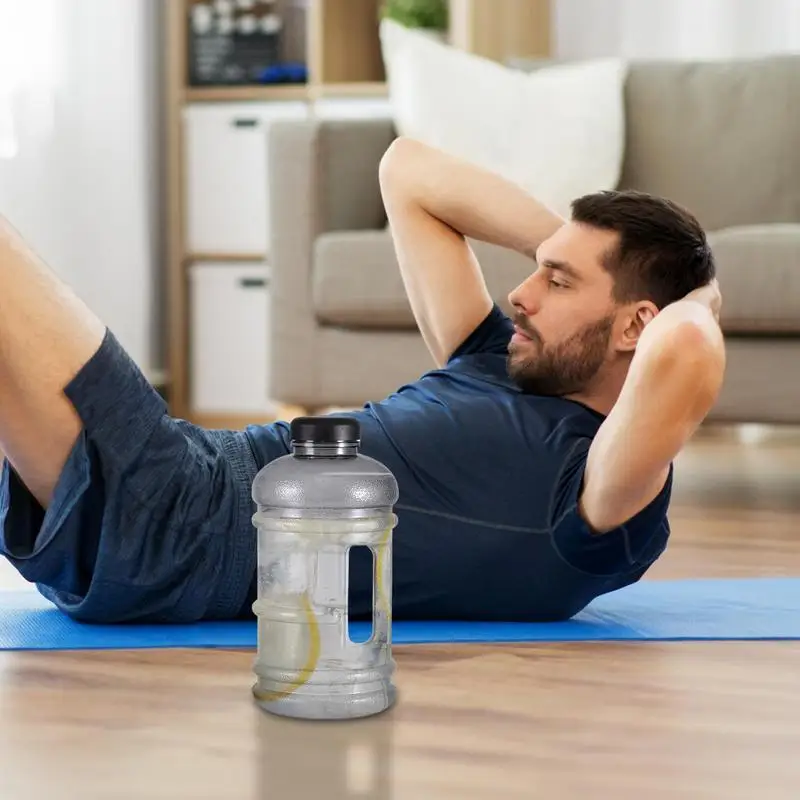 

Water Bottles Outdoor Fitness Kettle 2.2L Large Capacity Leakproof Fitness Flask For Gym Hiking Camping School Running Biking