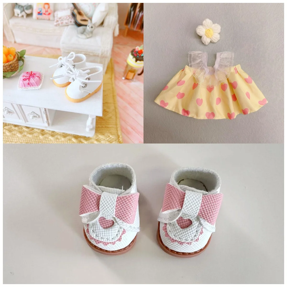 Doll Clothes for Labubu Dresses Clothing Shoes Accessories Doll Clothing Sets Cultivating Hands-on Ability Children's Gifts