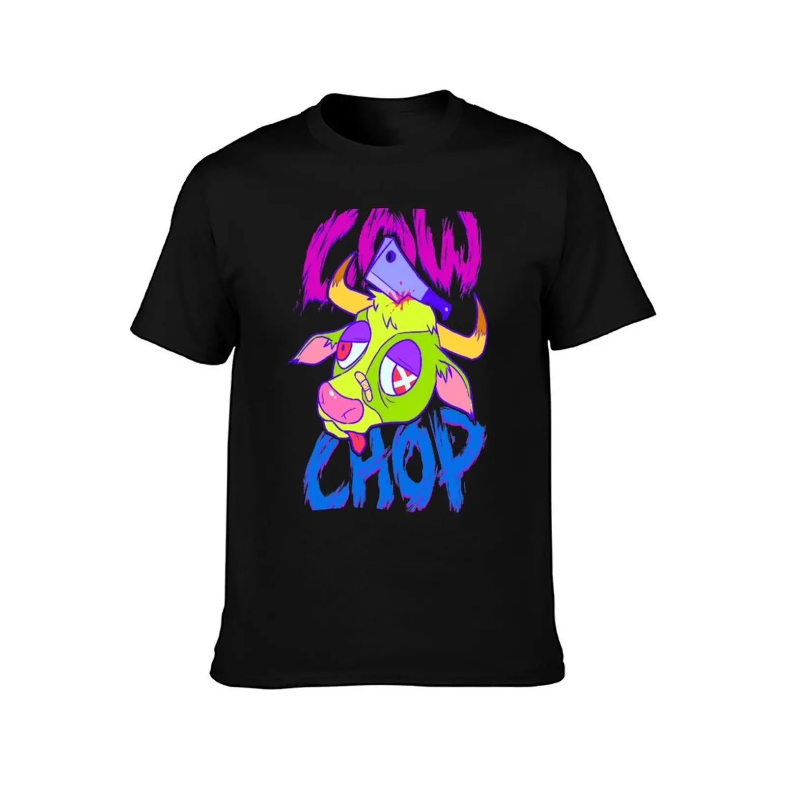 Cow Chop T-Shirt man t shirts for men casual T-Shirt
