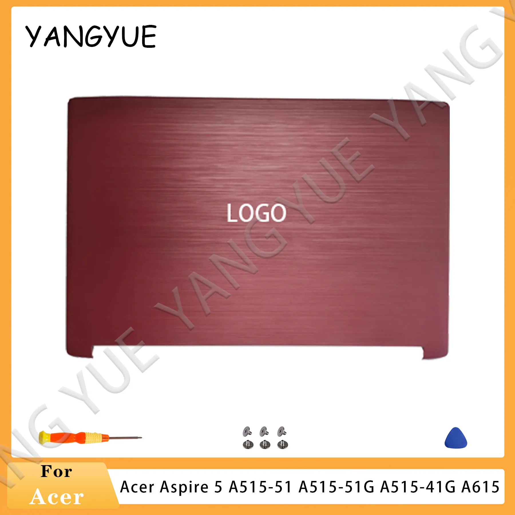 

New Case Parts Replacement For Acer Aspire 5 A515-51 A515-51G A515-41G A61 Notebook LCD Back Cover/Bottom New Laptop Red Cover