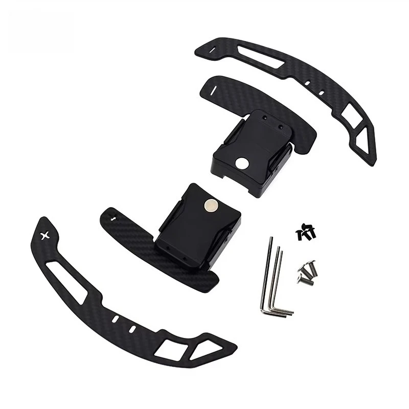 Carbon Fiber Magnetic Paddle Shifter Extension for Mustand 2015-2022 Steering Wheel