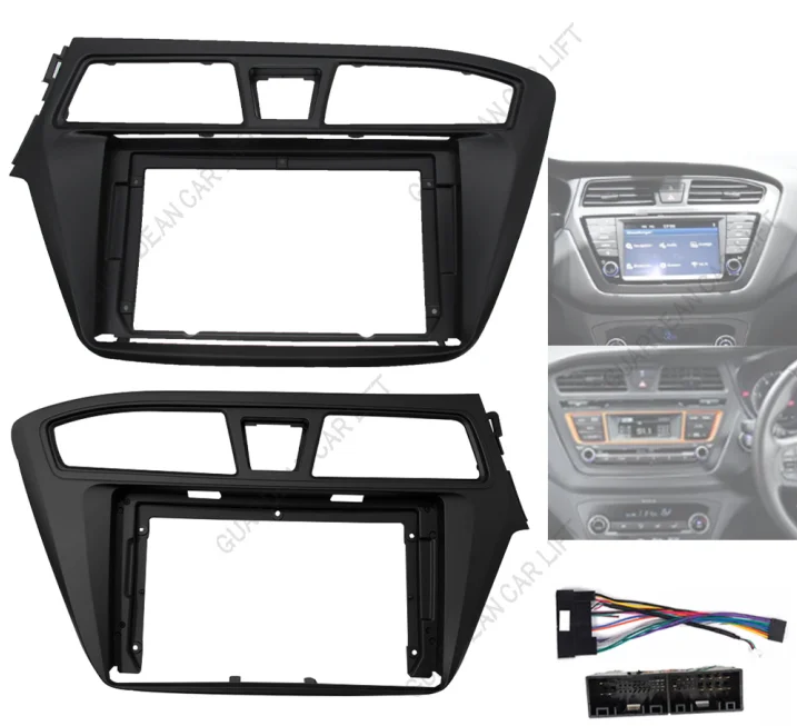 

9 Inch Android Car Radio Fascias For 2014-2015 HYUNDAI I-20 Stereo Player 2DIN Head Unit Dash Frame Panel Installation Trim