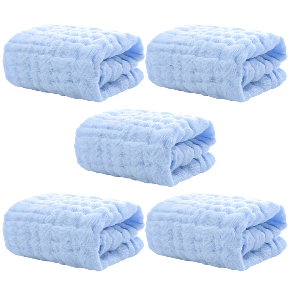 Lot de 5 essuie-mains en coton pour nouveau-né et petite fille, terrestre bouillettes pour le bain