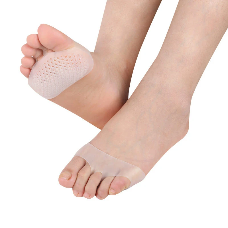 Almofada de amortecimento metatarsal almofada alívio da dor do pé almofada de antepé respirável para amortecimento sapato inserção para correr caminhadas dança