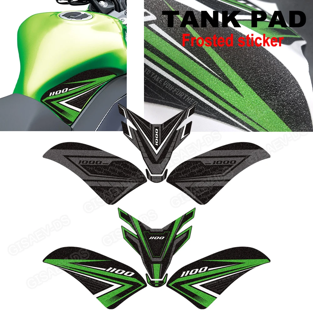 For Ninja 1100 1000 SX 1100SX 1000SX SE 2024 2025 2026 2027 Tank Pad Fuel Knee Anti-Slip Stickers Decals Protector