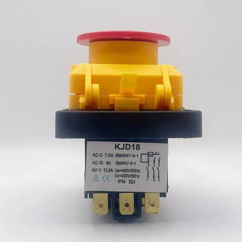 KJD18 electromagnetic button, magnetic start switch 7 feet marine grinding wheel polishing machine bench drill 400V power