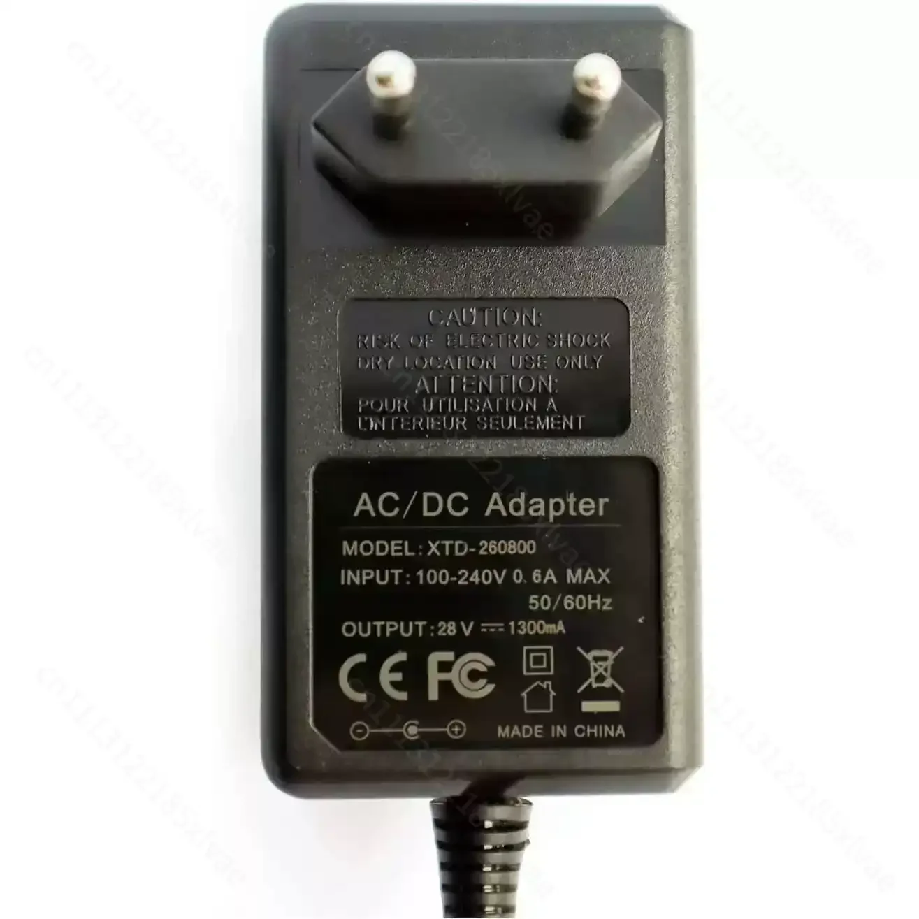 EU Plug 28V 1.3A Adapter Charger Power Supply for Husqvarna Automower 105 305 315X 40X 2016-2022 / Gardena 2016+/Sileno 2018