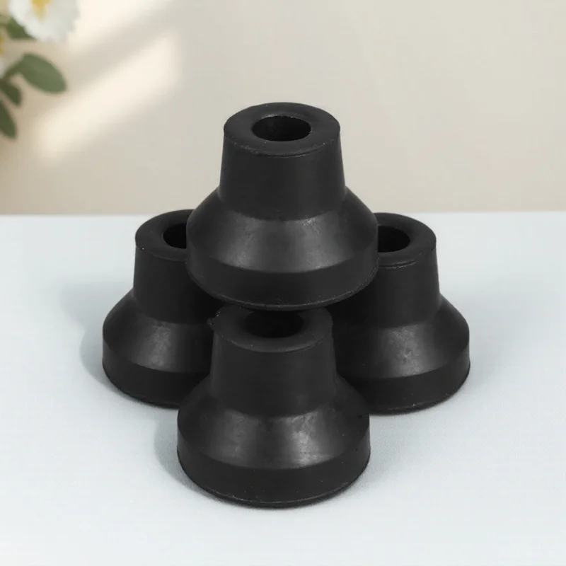 

4 шт., универсальные наконечники для костылей, сменные нескользящие резиновые ножки для трости, трости, четырехколесные трости, сверхмощные наконечники для ходунков, мобильность