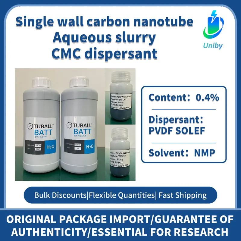 

Одностенная карбоновая нанотрубка 0,4% Акваристая суспензия с CMC в качестве диспергирующего средства