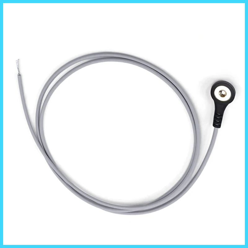 Universal Electrocardiograph Lead Wire, ECG Collection Line Electrode Pad Connection Line for Student Experiments Shielded Cable