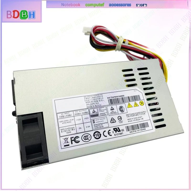 190W 6+2pin Power Supply for 7816N 7916N 7808N For Q-See NVR Recorde DPS-200PB-185A