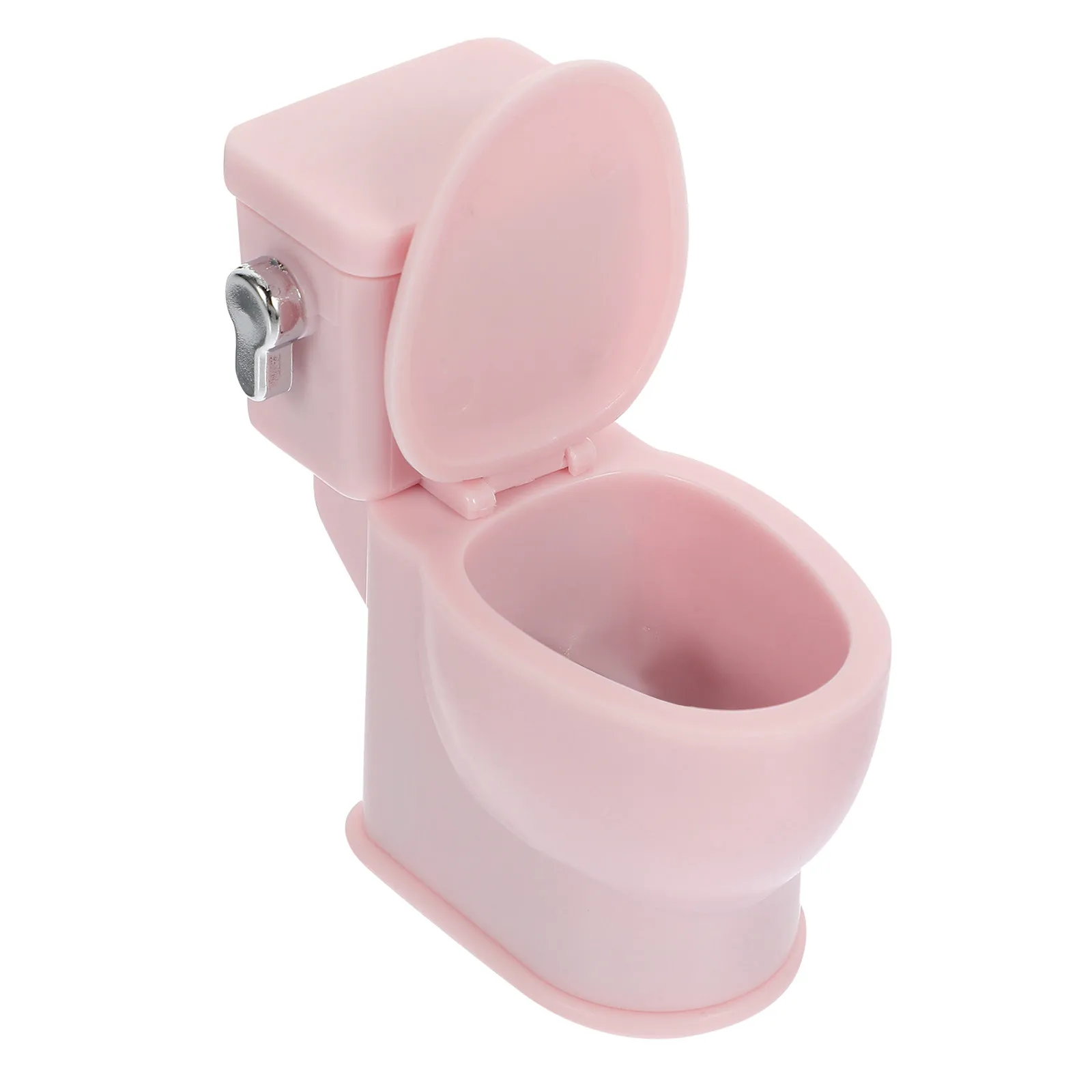 

Миниатюрный туалет в креативной форме, элегантный пластиковый декор, имитация мебели для ванной комнаты, реалистичный аксессуар для миниатюрного дома