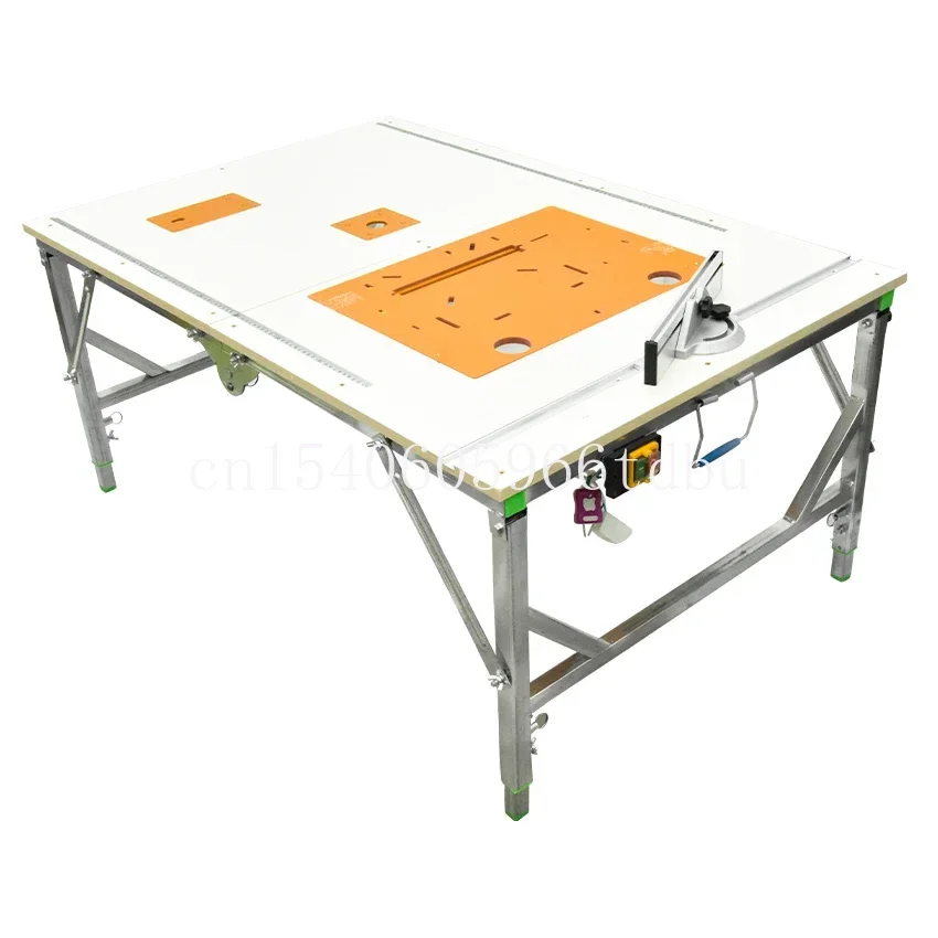 

Saw Table Decoration DIY Folding Workbench (80*120cm) Multifunctional Woodworking Workbench Small Saw Table Portable Folding