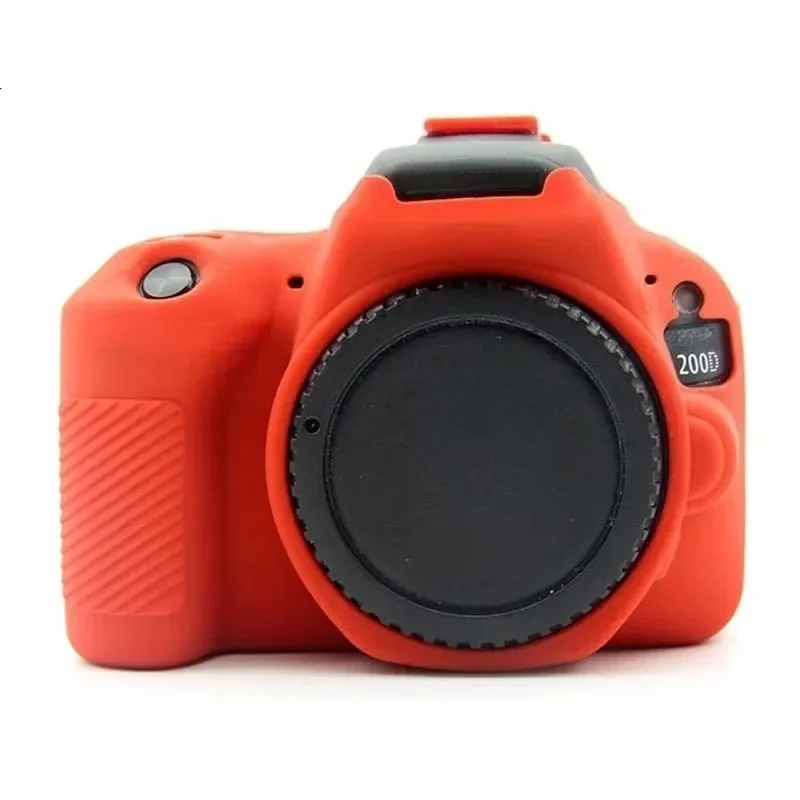 

Silicone Armor Skin Case For Canon EOS 200D Mark II 250D Rebel SL2 SL3 DSLR Camera Body Cover Protector