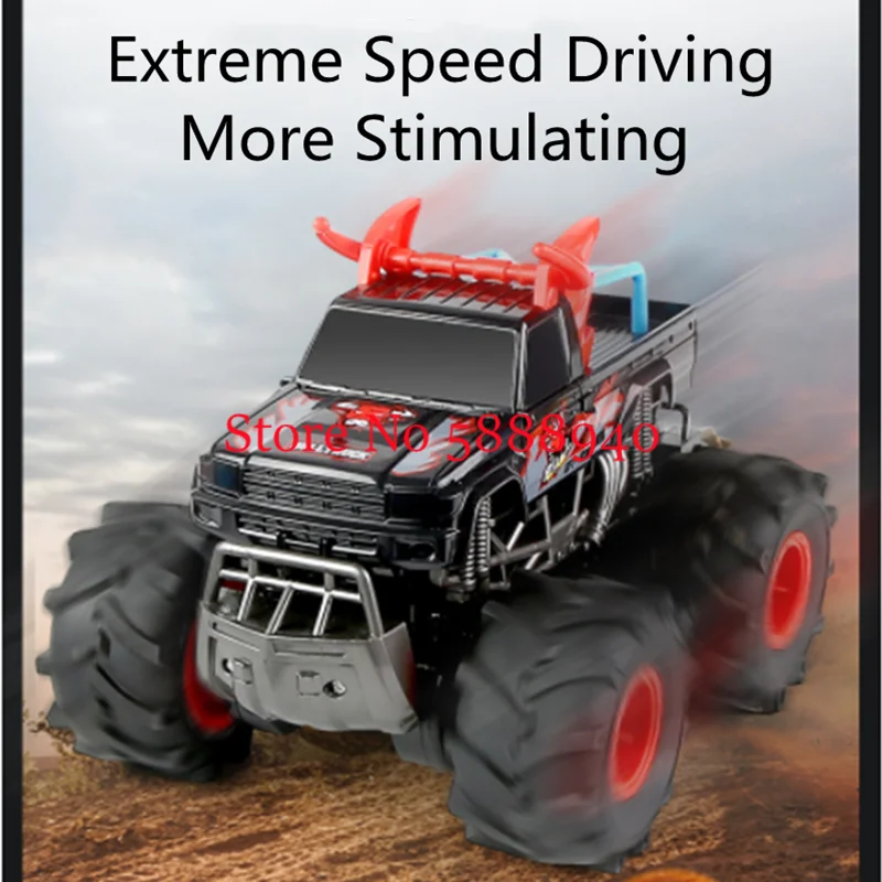 Amphibious 4WD Off-Road Remote Control Truck Vehicle 2.4G 45 ° Climbing Four Wheel Drive Drift Racing Waterproof RC Car Model