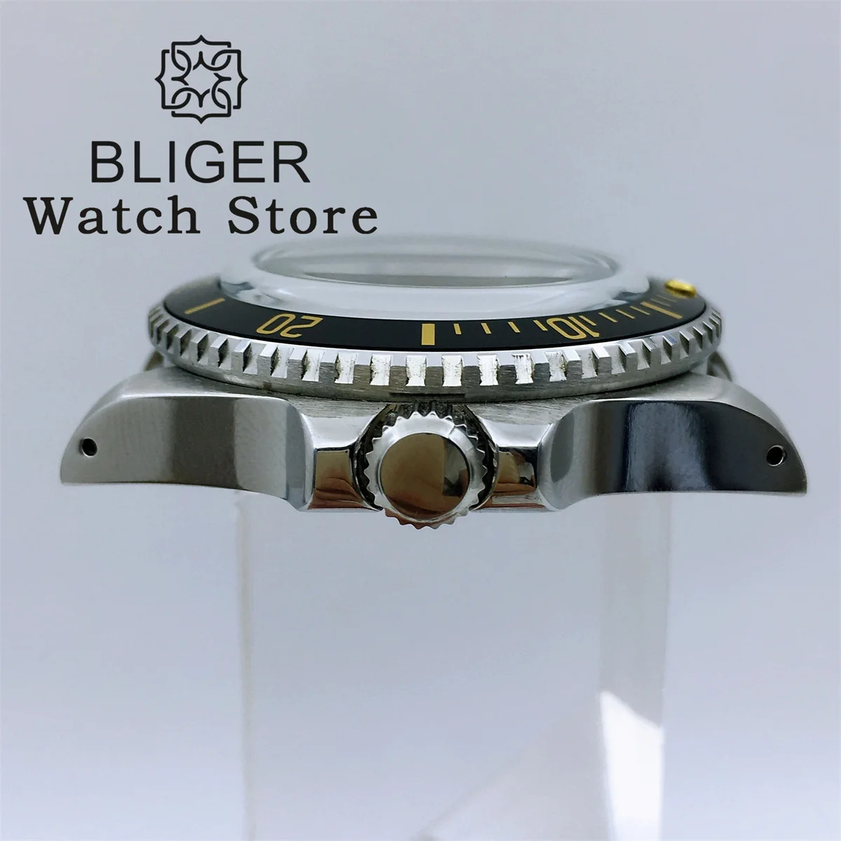 BLIGER 40MM Vintage Case Dome Acrylic Glass For NH34 NH35 NH36 ETA2824 PT5000 Movement Suitable For Vintage Sub Gmt Style