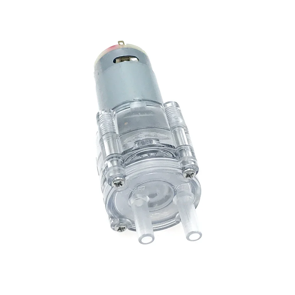 Mini Self-priming Water Pump DC 7.4V 12V 24V Micro Transparent Pump Head 395 Motor 84L/H 96L/H Large Flow Mute Diaphragm Pump