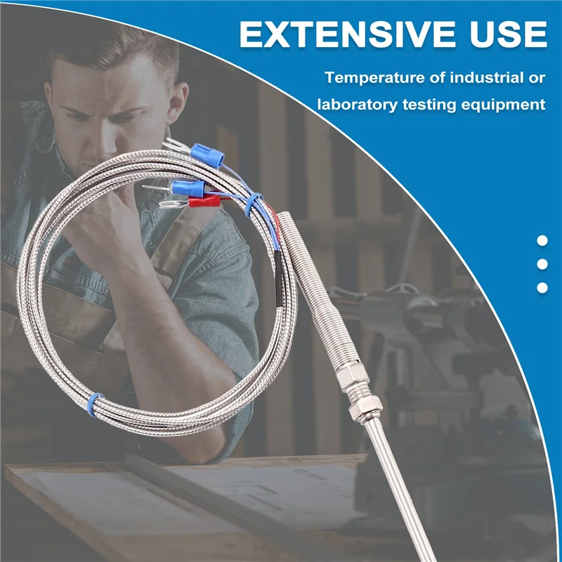 

【HASD】0-400C PT100 Тип 5 мм х 50 мм Регулятор температуры Зонд термопары 2 метра