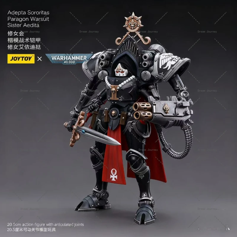 

In stock Dark Source JOYTOY Warhammer 40k 1/18 Adepta Sororitas Paragon Warsuit Sister AeditaAction Doll Toy Collection