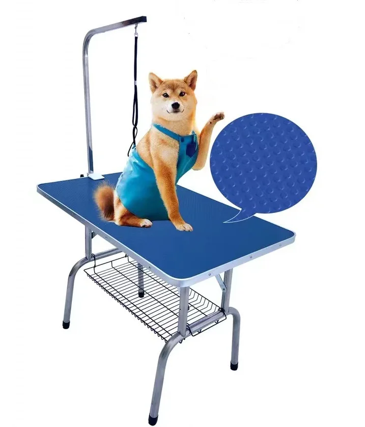 Stainless Steel Portable Foldable Anti-Slip Pet Grooming Table For Household Use Dog Grooming Table