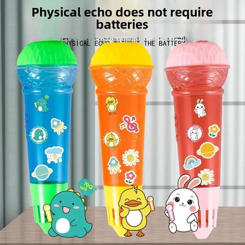 24 cm spezielles großes Echo-Mikrofon, physisches Gesangsspielzeug für Kinder, Musik, Aufklärung, Produktionspraxis