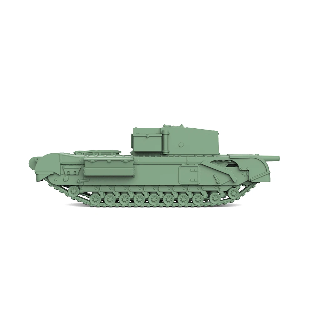 SSMODEL SS566 1/700 Britisches A22D GC MkI Churchill Panzerzerstörer Miniatur-Statikmodell Kriegsspiele