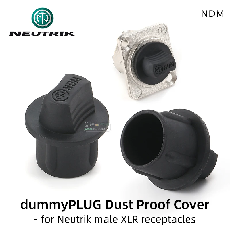 Originele Neutrik Ndm Stofdichte Hoes Voor Mannelijke Xlr Socket Connector Neutrik Kanonhouder Dummyplug Beschermt Dekking