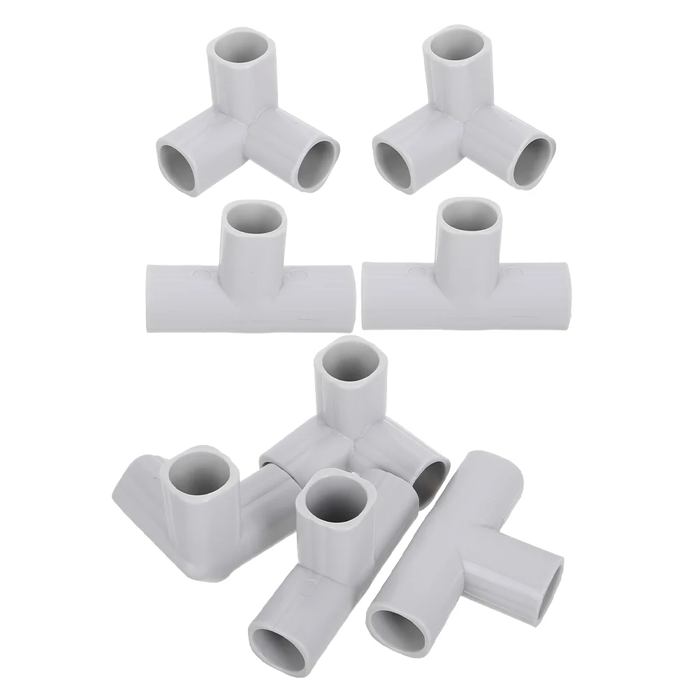 8 Pcs Connecting Tube Playpen Attachments Connector Replacement Cover Accessories Plastic Connectors Shaped Parts