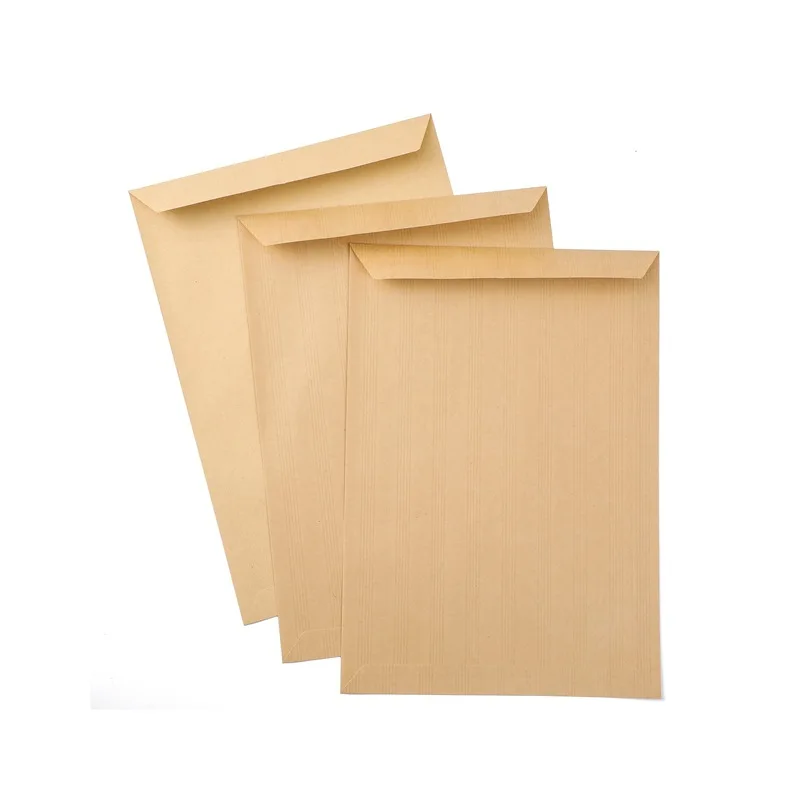 30pcs/lots 305x406mm Big Envelopes File Pocket Invitations Business High-grade 80g Paper Stationery Supplies Storage Bag Package