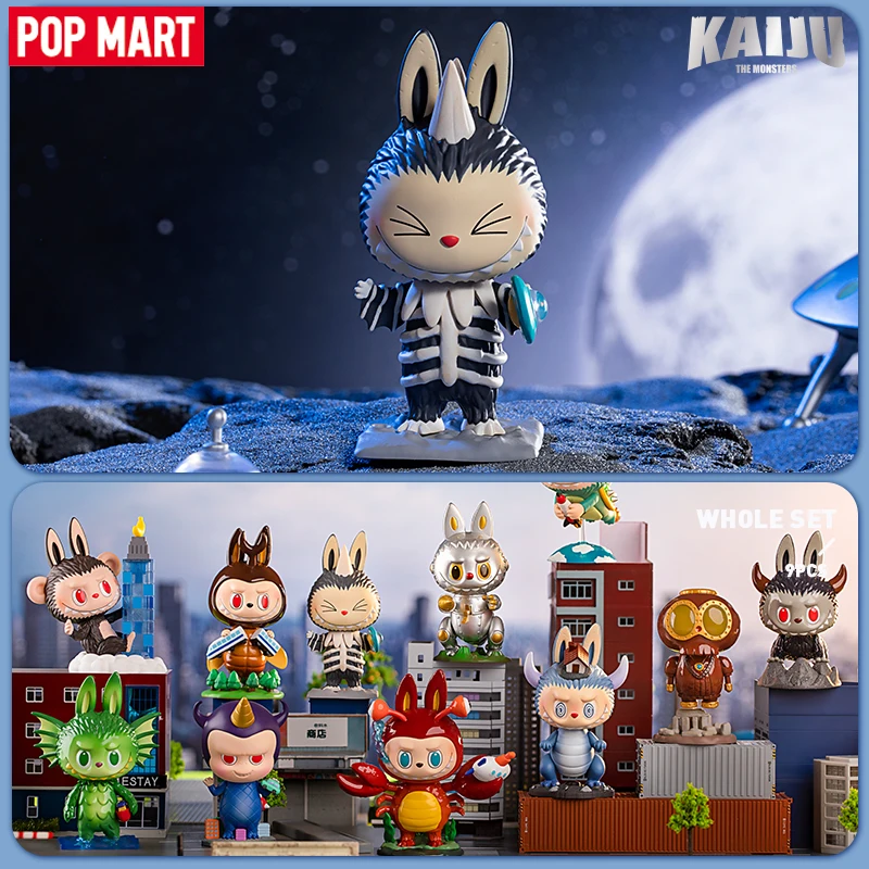 POP MART The Monster Kaiju Series Series Mystery Box 1PC/12PC Labubu Action Figure Mysterious Surprise Box