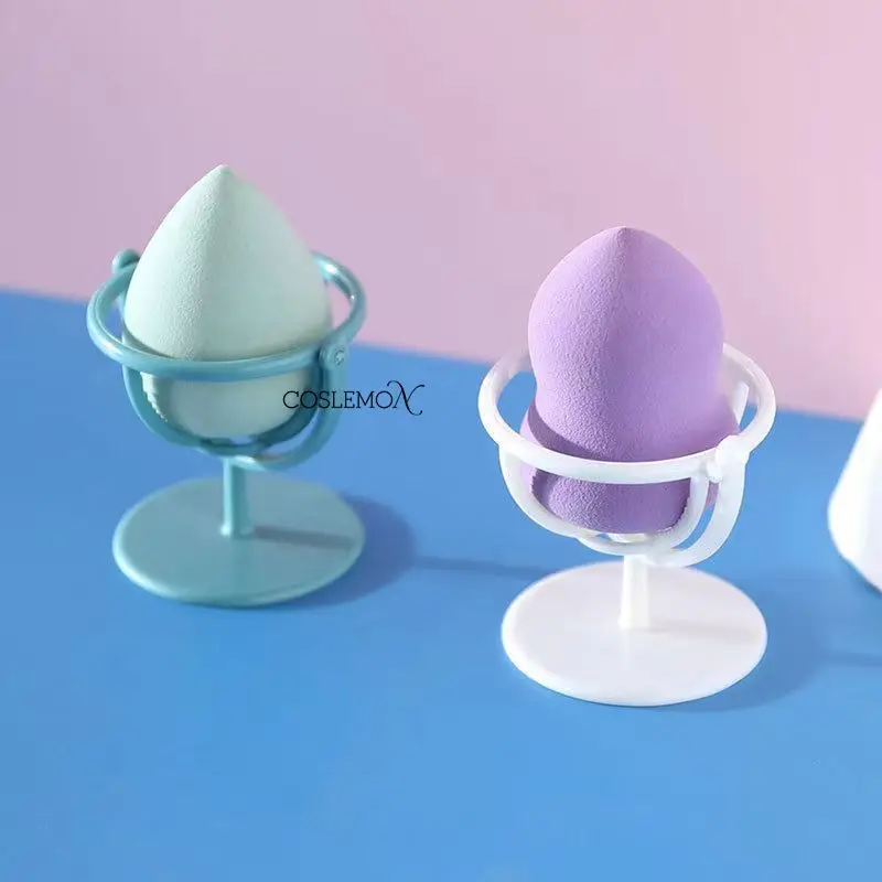 1pcs Makeup Sponge Racks Beauty Egg Stand Foundation Concealer Make Up Sponge Puff Dual Purpose Rotating Storage Holder Tools